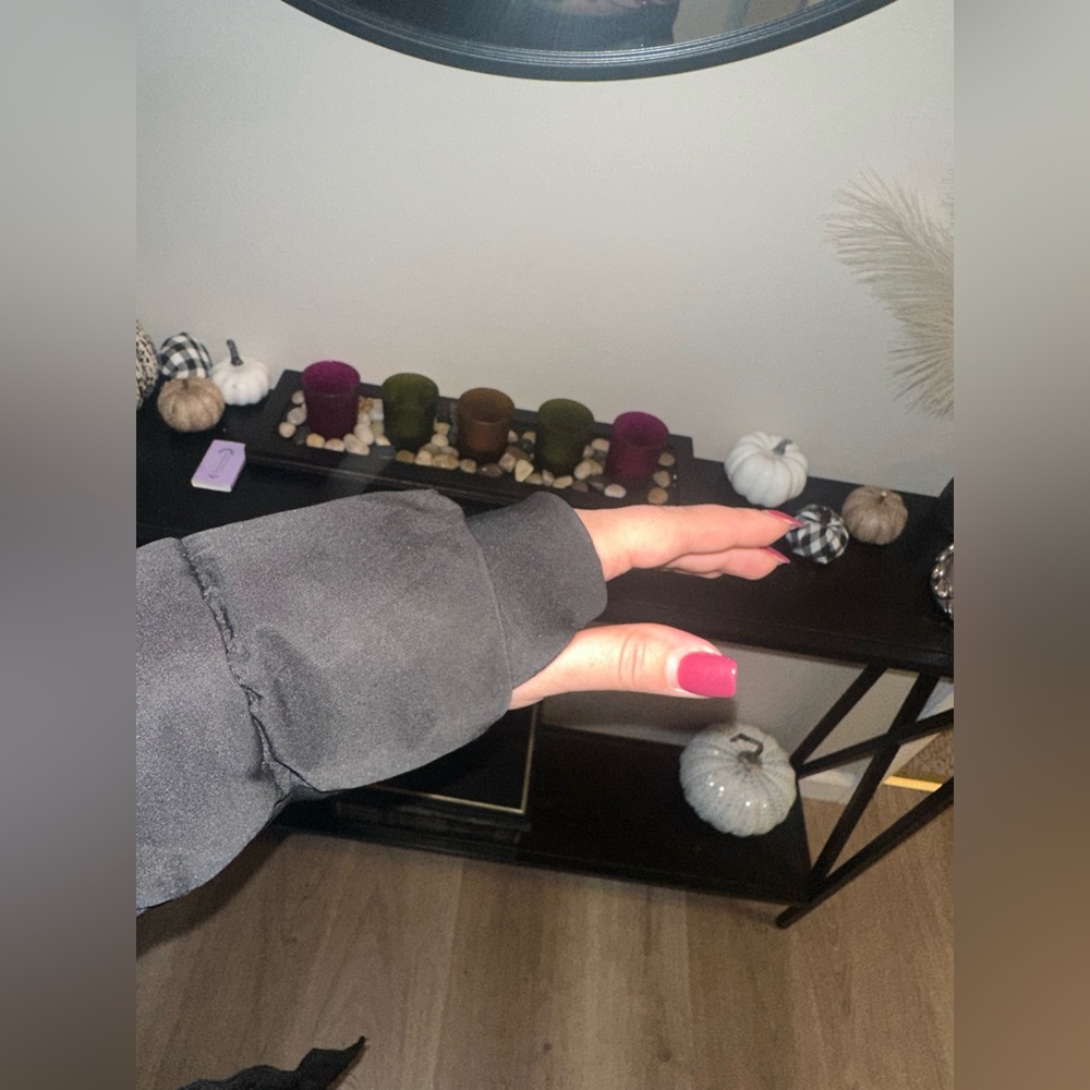 Michael Kors Black Winter Jacket with a Fur Hood - Picture 4 of 6